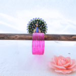 Jelly Purple Pink Fancy Glass Bangles